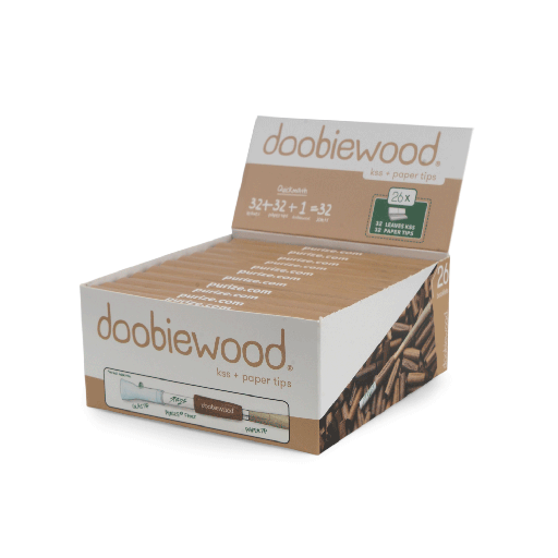 [P0000504] doobiewood King Size Slim Papers + Filter Tips Box (Kopie)