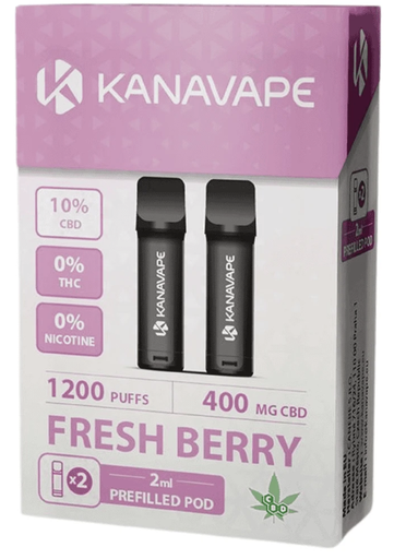 [P0000790] CBD pod Kanavape fresh berry 10% 2ml